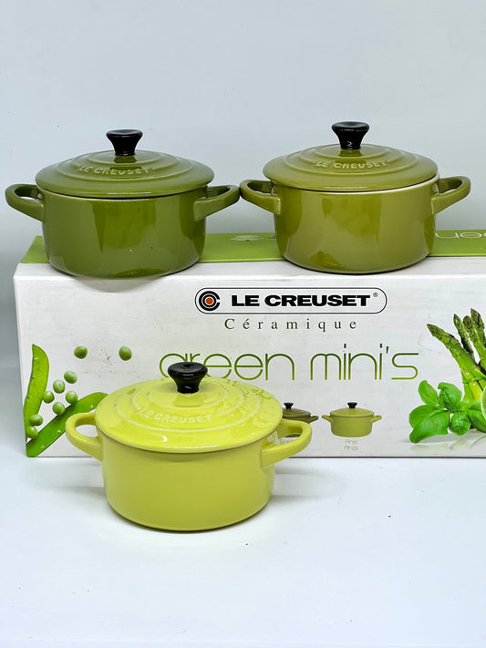 Le Creuset mini coccotes / stoofpannetje